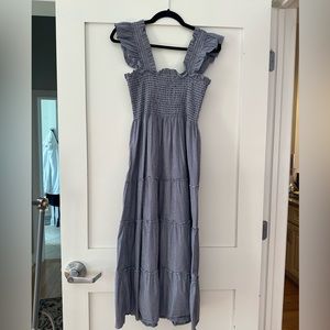 Hill House Home The Ellie Nap Dress in Navy Gingham Size XS